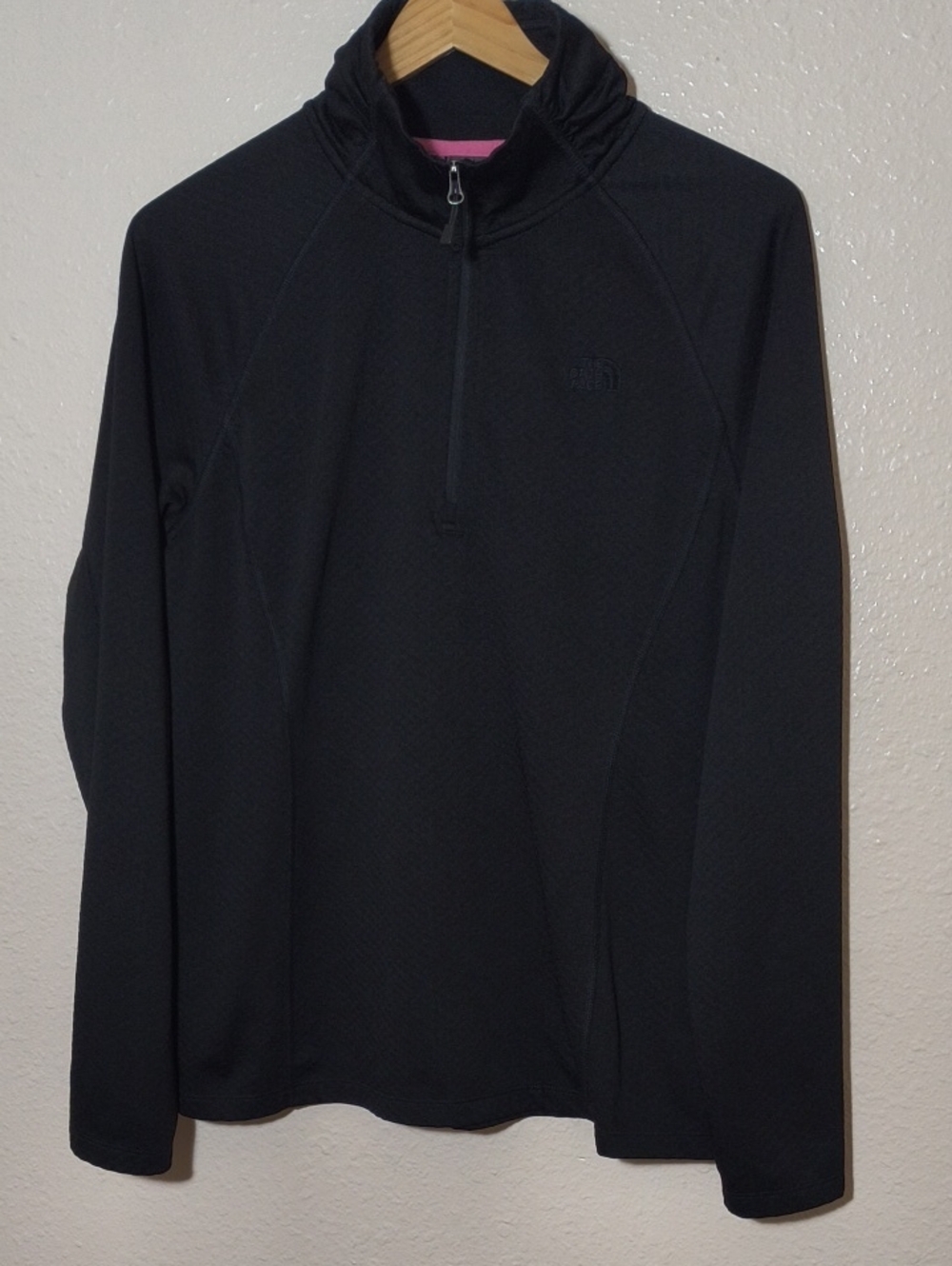 North Face Black Mid Zip Up Athletic Jacket